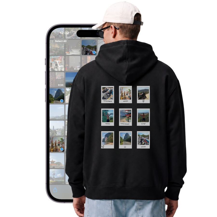 Custom Polaroid Hoodie