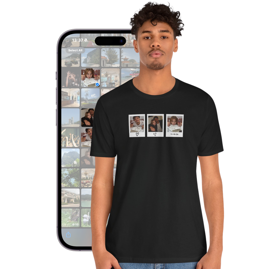 Custom Front Polaroid T-Shirt